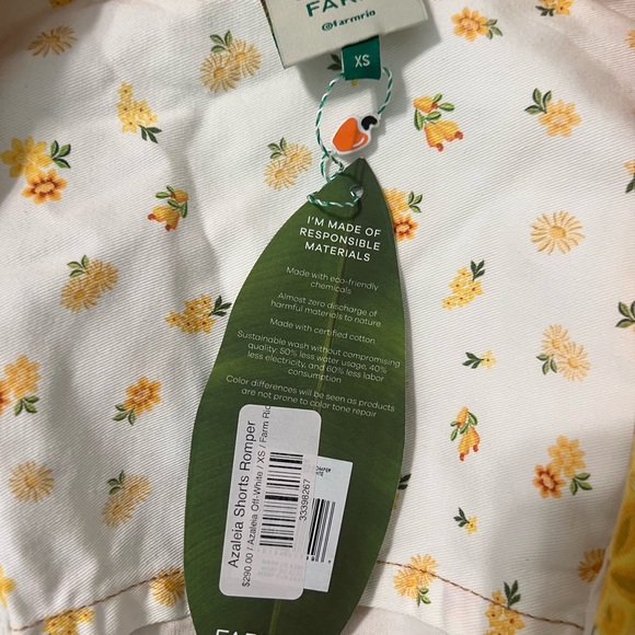 Farm Rio Mini Romper Small - Picture 4 of 5